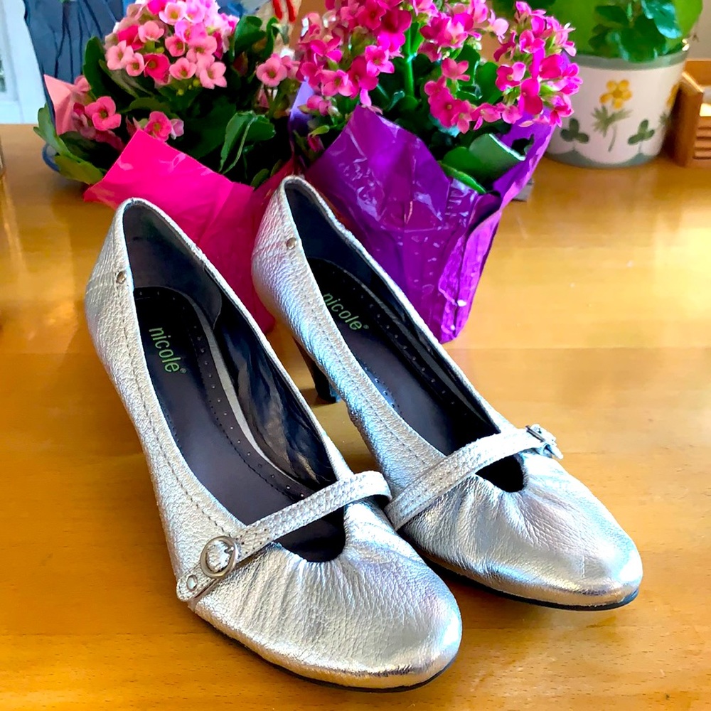 Silver heels!